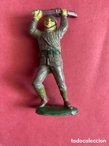 Figuras de goma y PVC: Soldado japonés jecsan serie río kwai